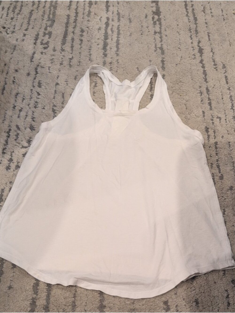 Lululemon Love Tank *Pleated White - Picture 7 of 8